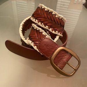 Frye woven belt